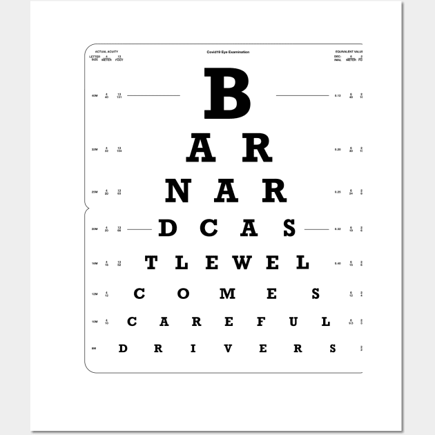 Barnard Castle Eye Test Wall Art by EliseDesigns